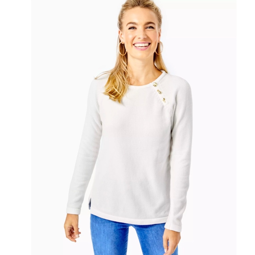 NWT Lilly Pulitzer Pippin Sweater Coconut XL - So Soft!
